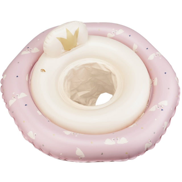 Vanilla COPENHAGEN Milk/English Rose Swan Baby Float - Swan
