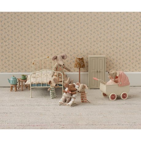 Maileg Barnevogn, Mus - Coral