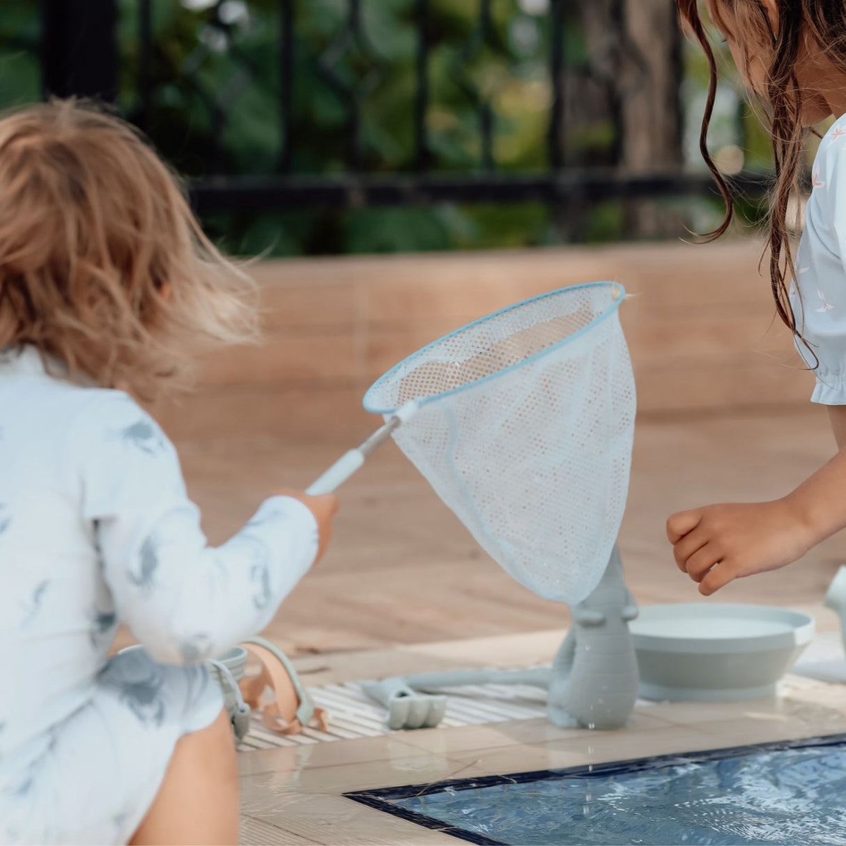 Scrunch & Follow The Duck Duck Egg Blue Spand Og Fiskenet Bundle