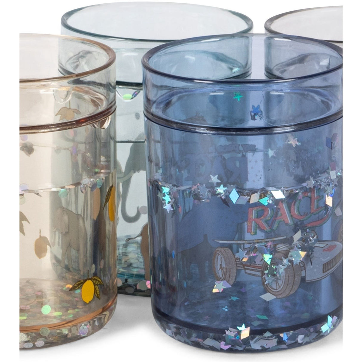 Konges Sløjd Blue Mix 4 Pak Glitter Kopper