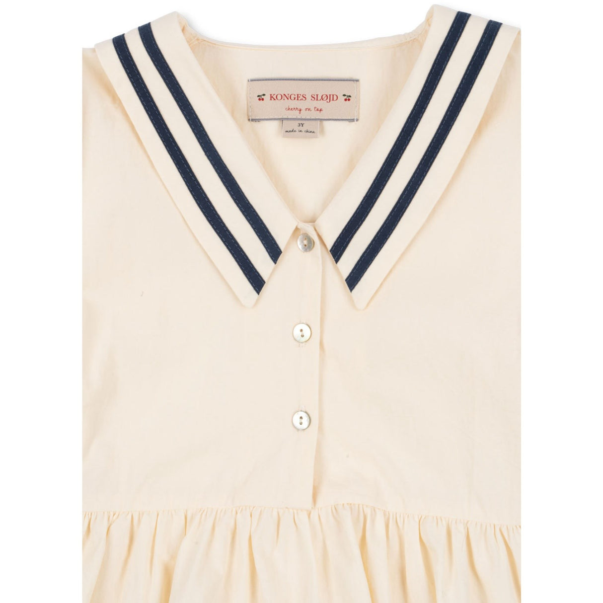 Konges Sløjd Optic White Allie Sailor Kjole Gots