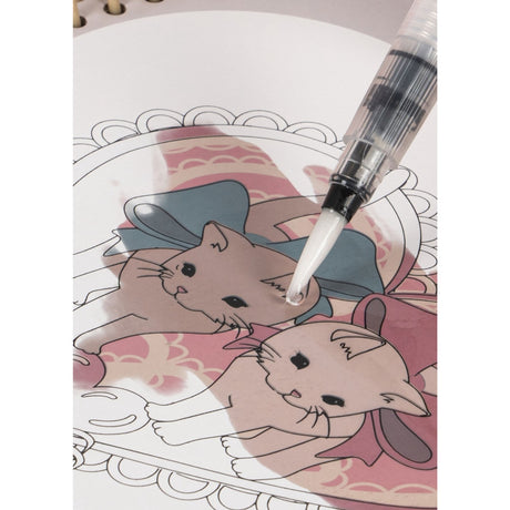 Konges Sløjd Heart Magisk Vandmalebog Fsc