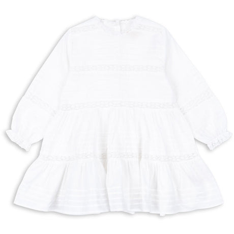 Konges Sløjd Optic White Orchid Kjole GOTS