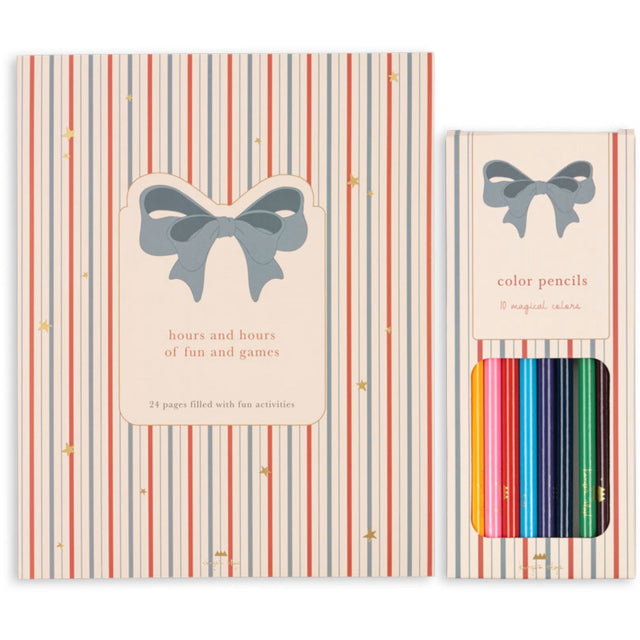 Konges Sløjd Multi Aktivitetsbog Med Farveblyanter