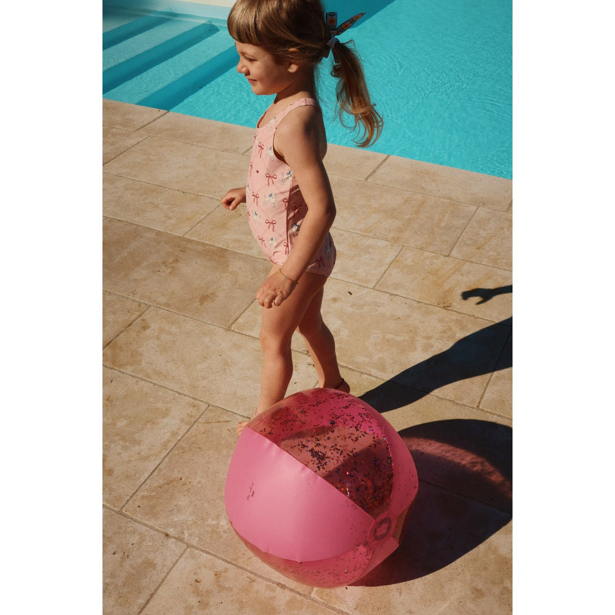 Konges Sløjd Transparent Pink Transparent Strand Bold