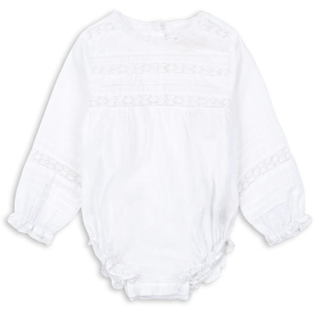 Konges Sløjd Optic White Orchid Romper GOTS
