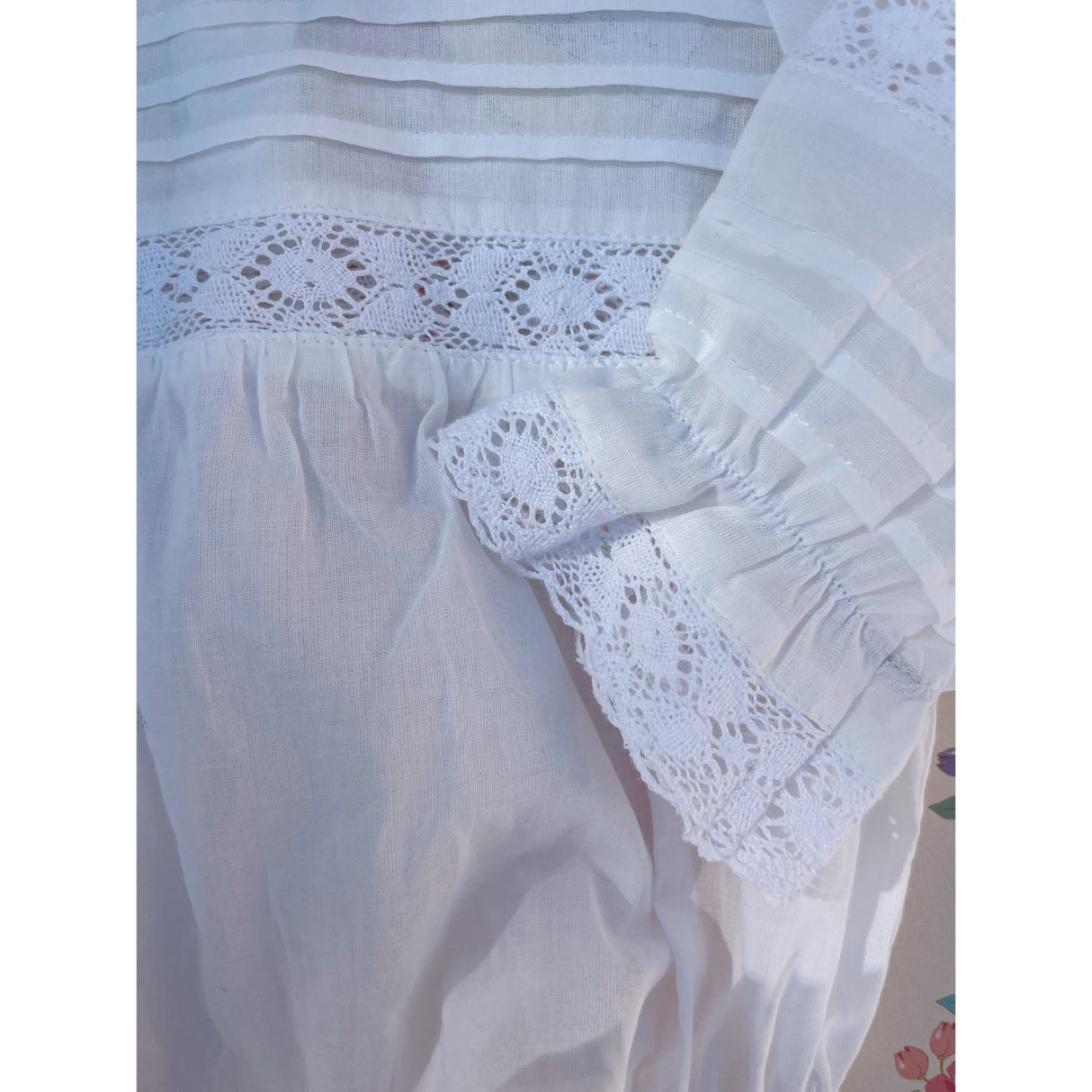 Konges Sløjd Optic White Orchid Romper GOTS