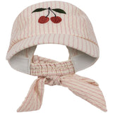 Konges Sløjd Peony Stripe Ellie Sløjfe Kasket GOTS