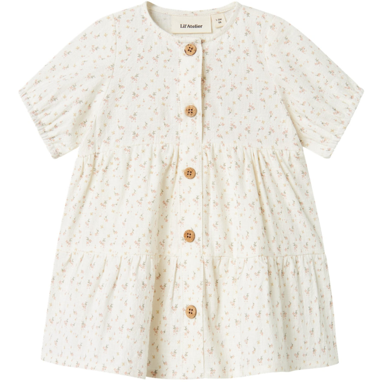 Lil'Atelier Coconut Milk Nbfhailey Ss Loose Body Kjole Lil