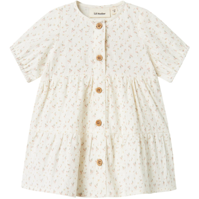 Lil'Atelier Coconut Milk Nbfhailey Ss Loose Body Kjole Lil