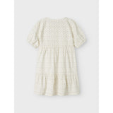 Lil'Atelier Coconut Milk Nmfhailey Ss Loose Kjole Lil