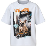 Name It Bright White Street Style Nkmvoto Ss Nreg Top