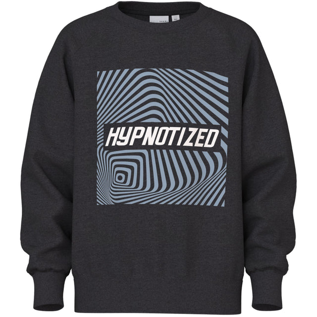Name It Black Hypnotized Nkmvion Ls Nreg Sweat Unb