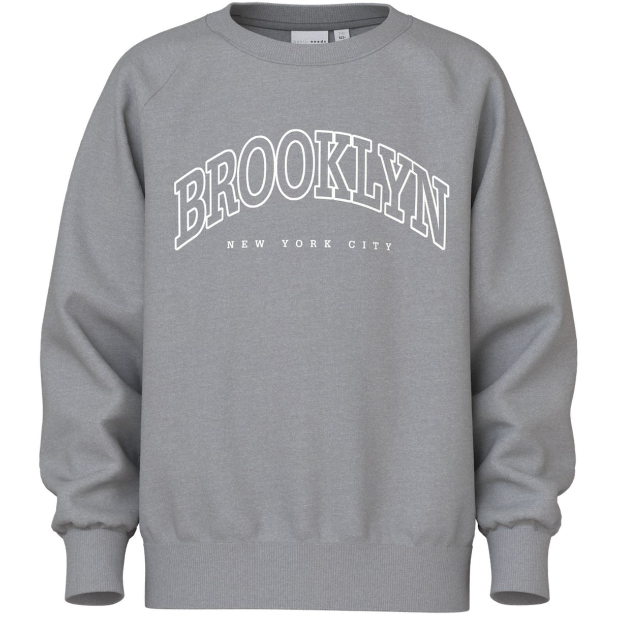 Name It Ultimate Grey Brooklyn New Nkmvion Ls Nreg Sweat Unb