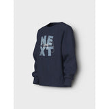 Name It Navy Blazer Next Level Controller Nkmvion Ls Nreg Sweat Unb