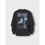Name It Black New York 1982 Nkmvasha Ls Nreg Sweat Unb