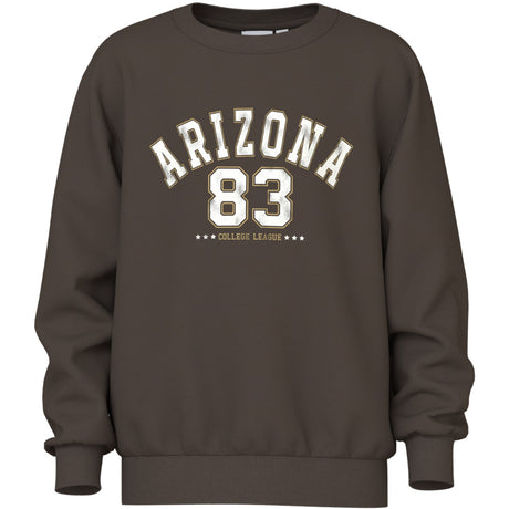 Name It Turkish Coffee Arizona Nkmvoder Ls Nreg Sweat Box Unb