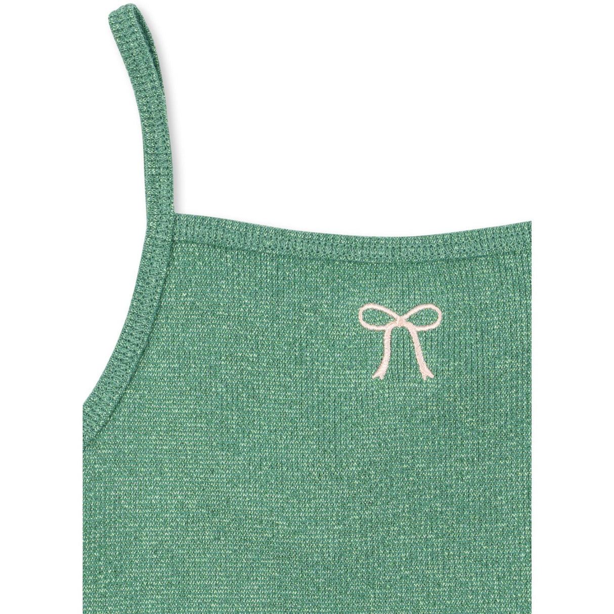 Konges Sløjd x Luksusbaby Bottle Green Roli Strop Kjole