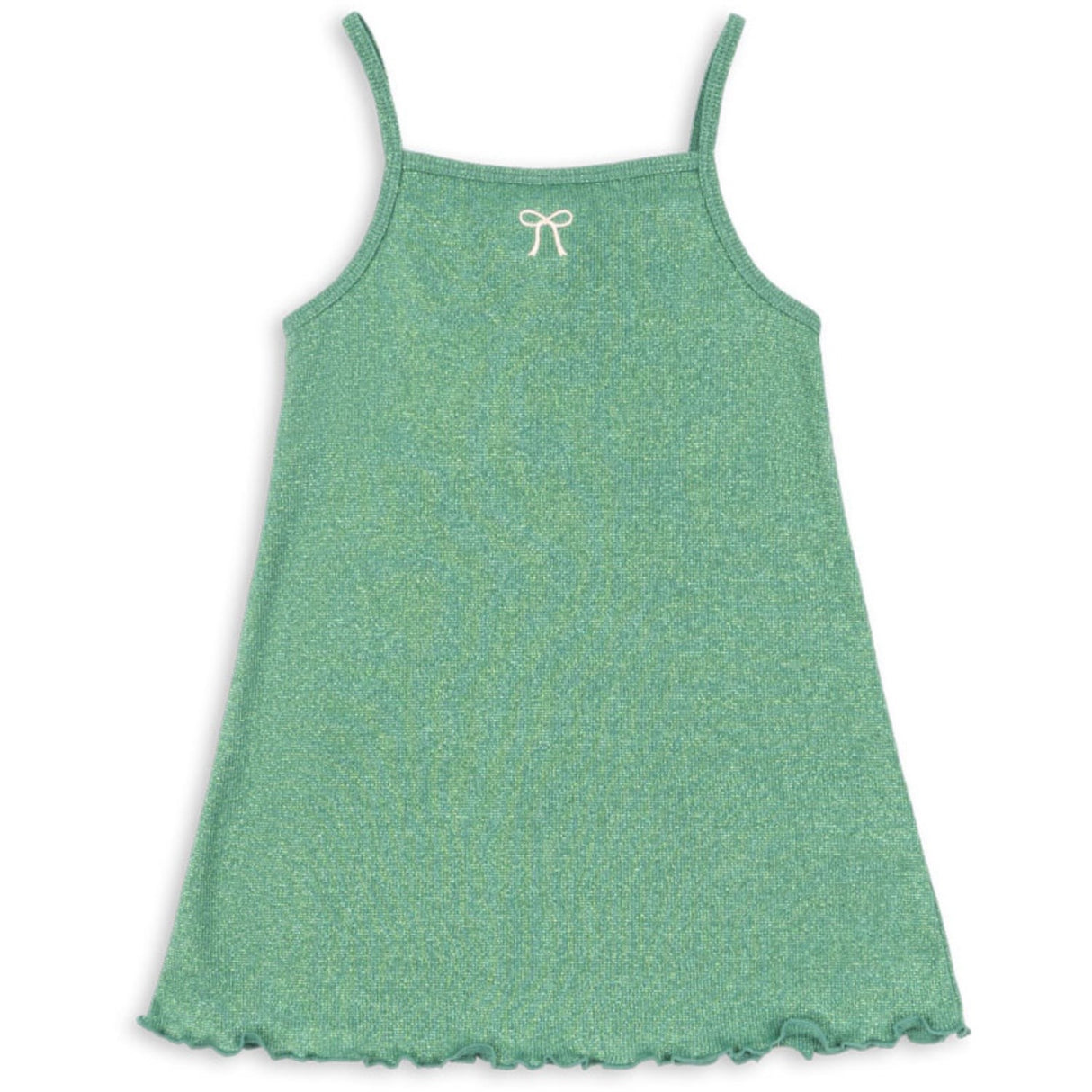 Konges Sløjd x Luksusbaby Bottle Green Roli Strop Kjole
