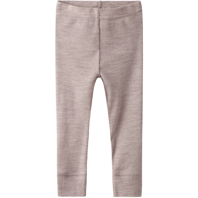 Name It Shadow Gray Nbnwax Uld Rib Leggings Noos