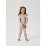 Name It Shadow Gray Nmnwax Uld Rib Leggings Noos