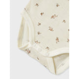 Name It Snow White Small Flowers Nbfwang Uld Needle Ls Body Noos