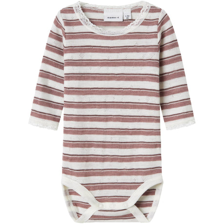 Name It Antler Snow White Nbfwang Uld Needle Ls Body Noos