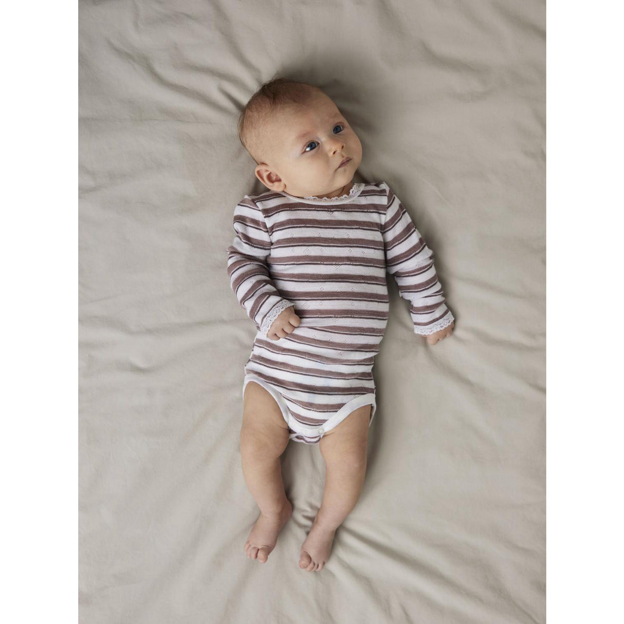 Name It Antler Snow White Nbfwang Uld Needle Ls Body Noos