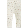 Name It Snow White Small Flowers Nbfwang Uld Needle Leggings Noos