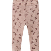 Name It Shadow Gray Bows Nbfwang Uld Rib Leggings Aop