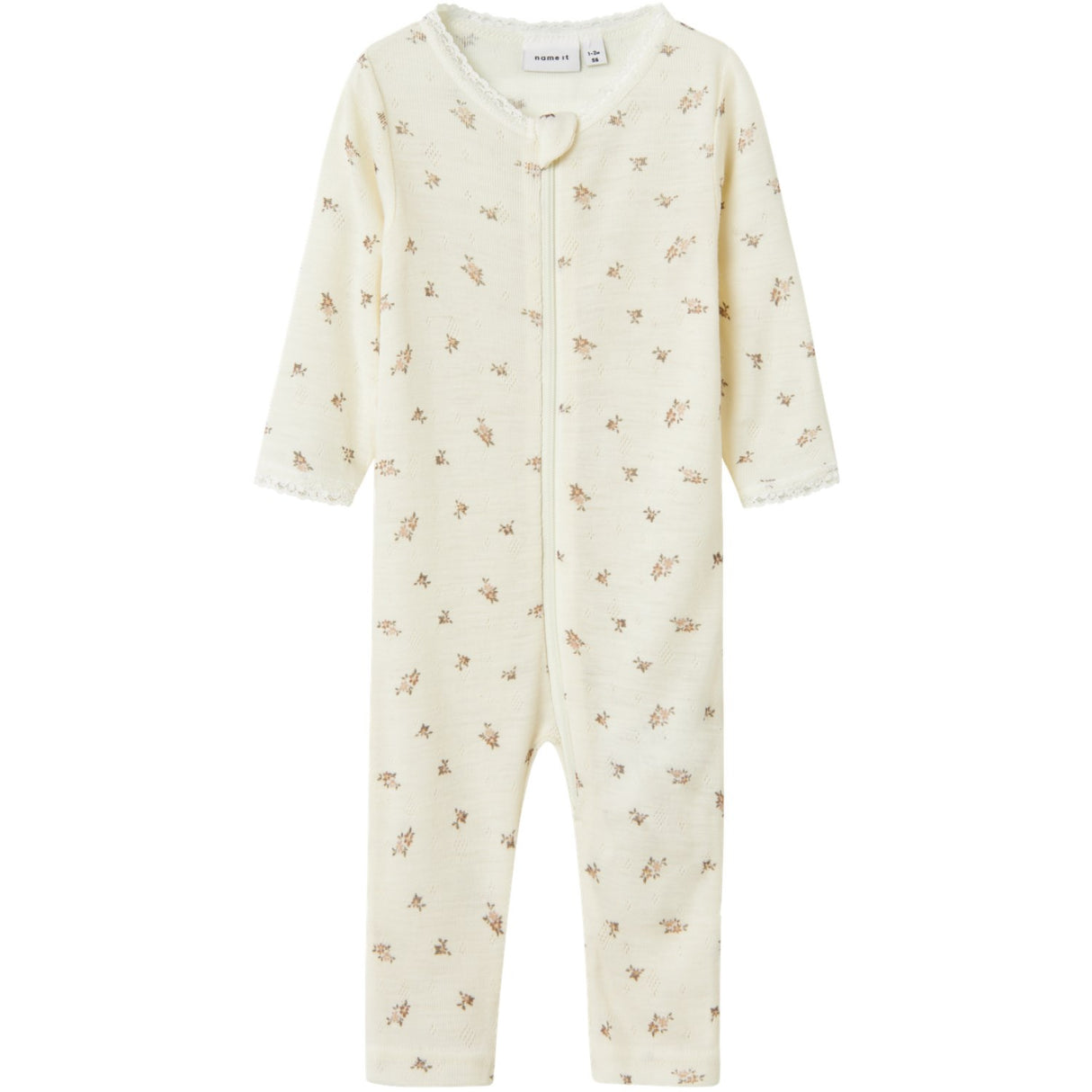 Name It Snow White Small Flowers Nbfwang Uld Needle Natdragt Noos