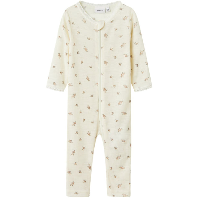 Name It Snow White Small Flowers Nbfwang Uld Needle Natdragt Noos