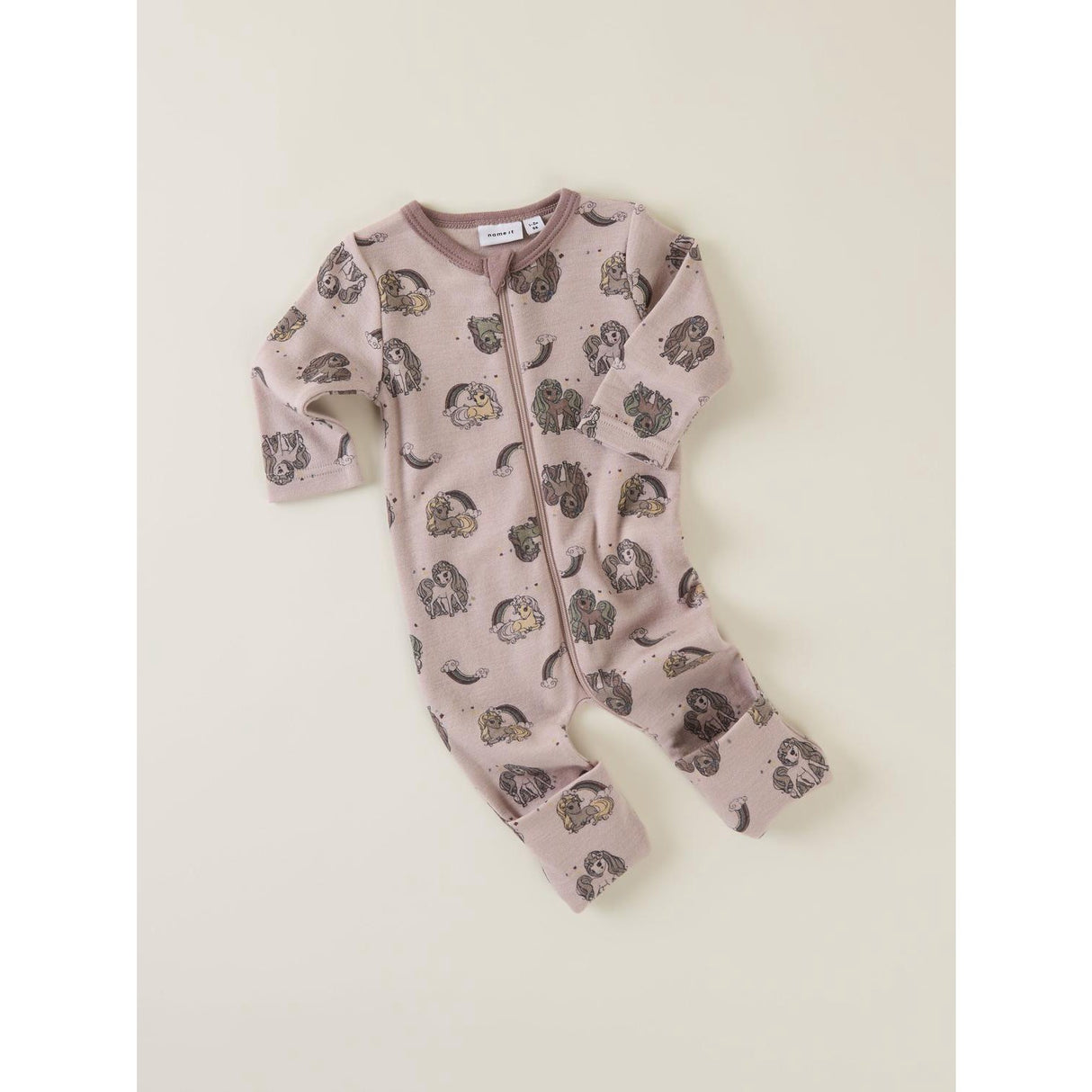 Name It Shadow Gray Unicorn Nbfwillit Uld Ls Dragt