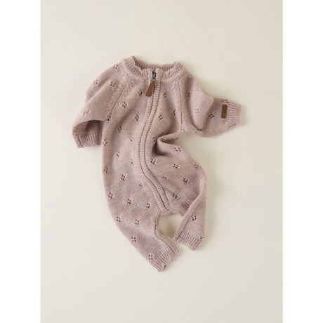 Name It Shadow Gray Nbfwrilla Uld Ls Strik Dragt