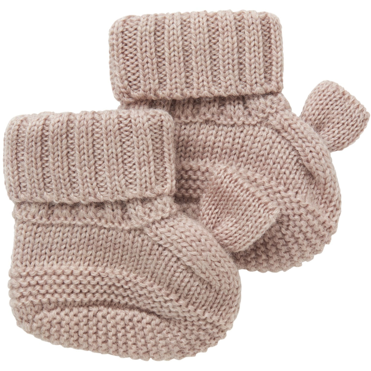 Name It Shadow Gray Nbfwrilla Uld Strik Futter