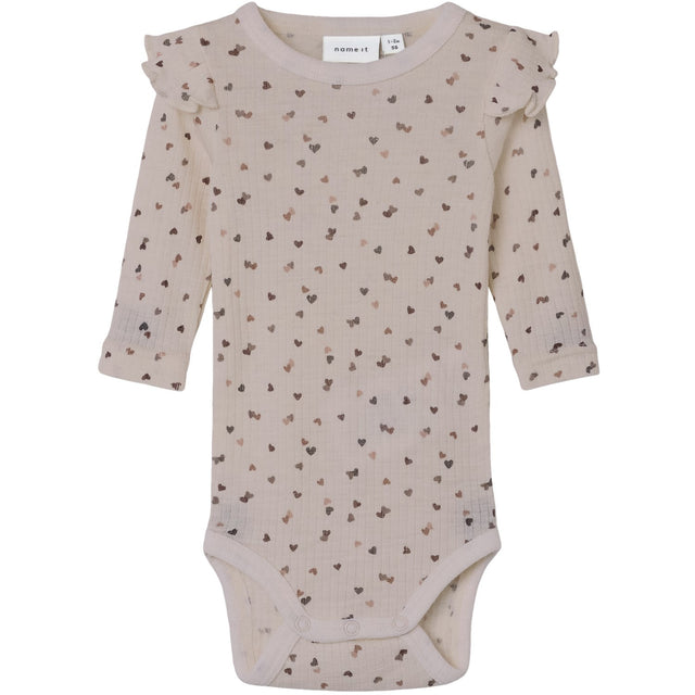 Name It Shadow Gray Dots Nbfwomi Wo/Mo Ls Body