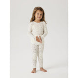 Name It Snow White Small Flowers Nmfwang Uld Needle Ls Top Noos