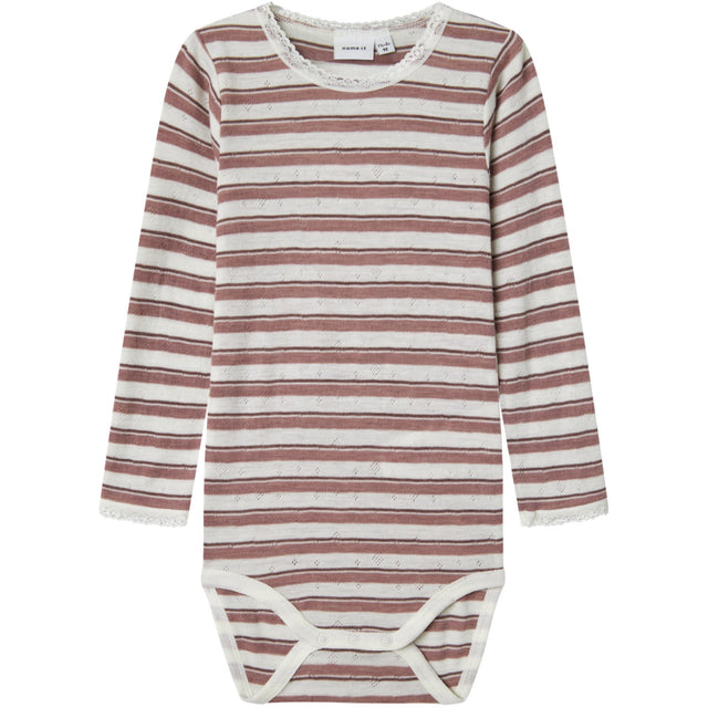 Name It Antler Snow White Nmfwang Uld Needle Ls Body