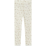 Name It Snow White Small Flowers Nmfwang Uld Needle Leggings Noos