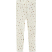 Name It Snow White Small Flowers Nmfwang Uld Needle Leggings Noos