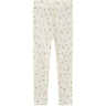 Name It Snow White Small Flowers Nmfwang Uld Needle Leggings Noos