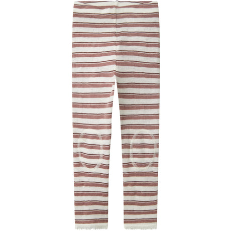 Name It Antler Snow White Nmfwang Uld Needle Leggings Noos