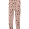 Name It Shadow Gray Bows Nmfwang Uld Rib Leggings Aop