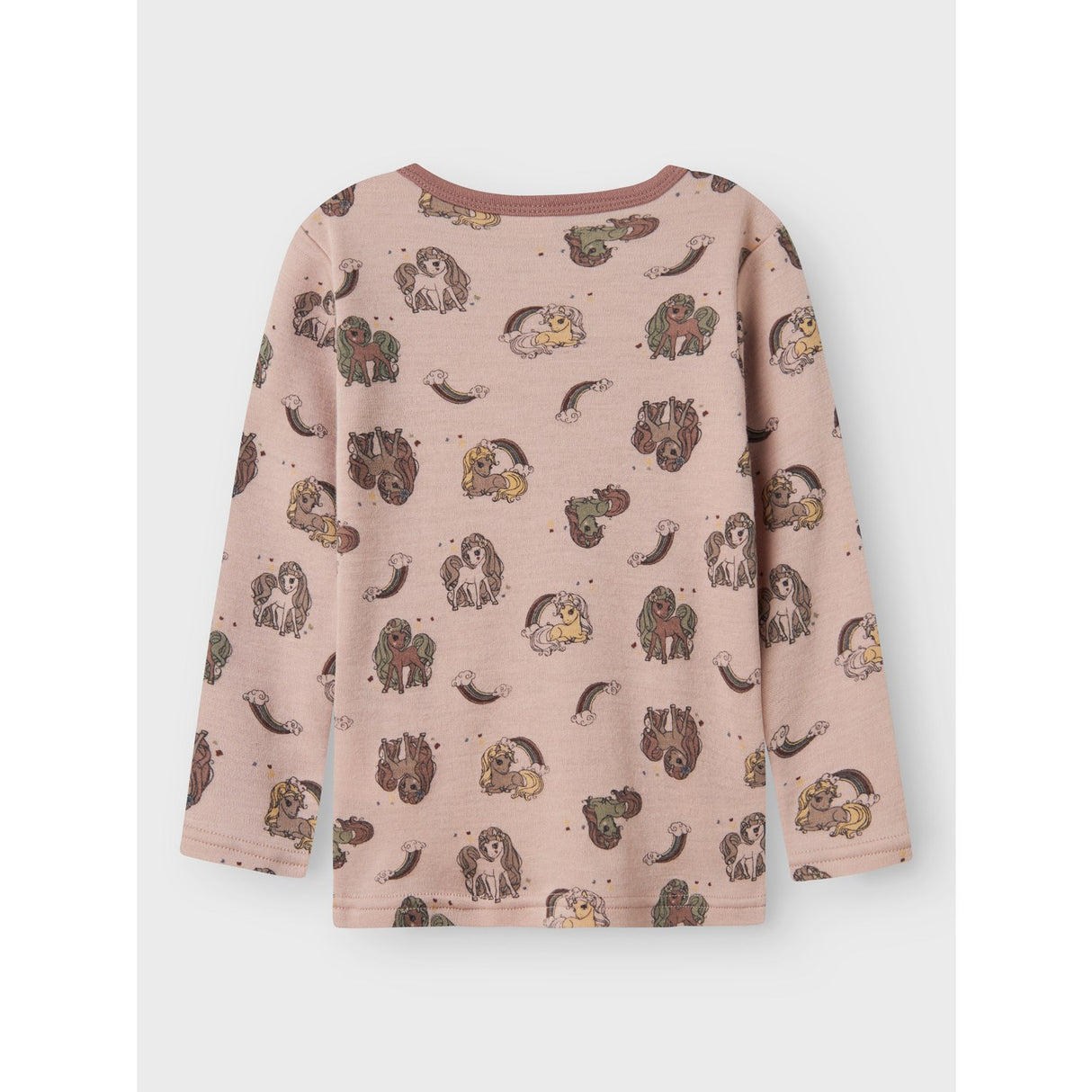 Name It Shadow Gray Unicorn Nmfwillit Uld Ls Top