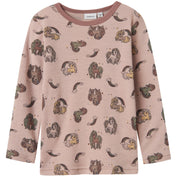 Name It Shadow Gray Unicorn Nmfwillit Uld Ls Top