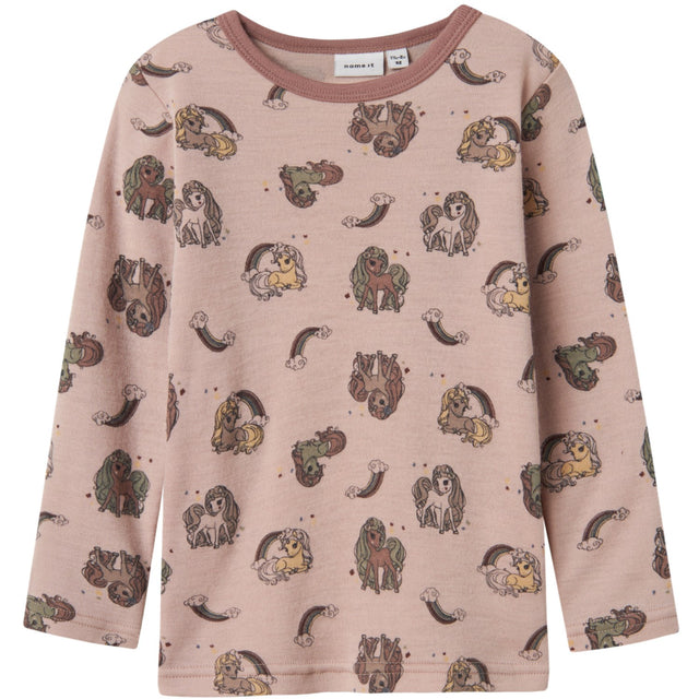 Name It Shadow Gray Unicorn Nmfwillit Uld Ls Top