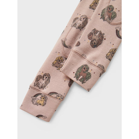 Name It Shadow Gray Unicorn Nmfwillit Uld Leggings