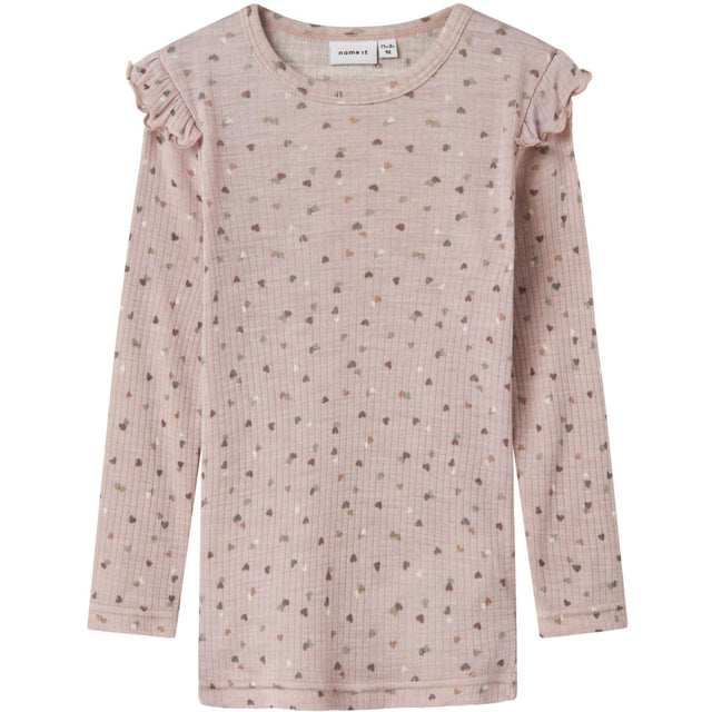 Name It Shadow Gray Duts Nmfwomi Wo/Mo Ls Top