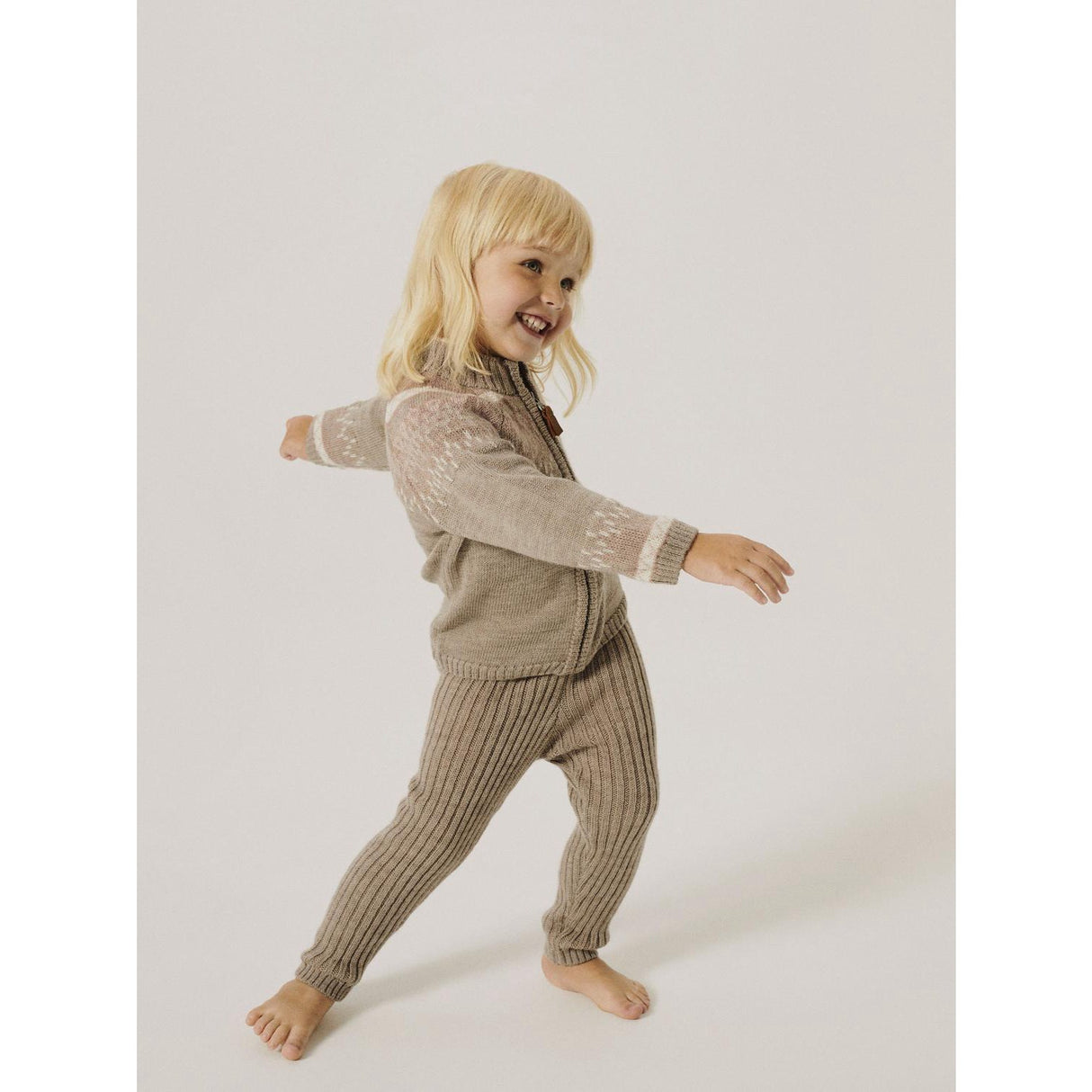 Name It Satellite Nmfwriss Uld Strik Leggings