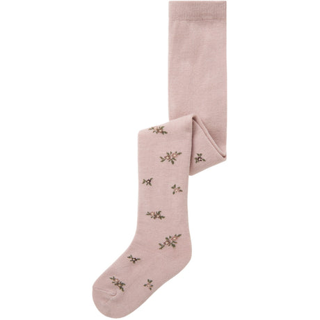 Name It Shadow Gray Small Flowers Nmfwak Wo/Bl Strømpebukser Aoj